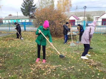 В нашей школе прошел субботник!