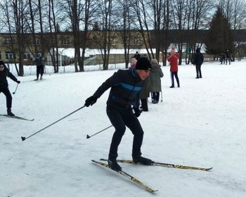 Районные соревнования - лыжные гонки в рамках ГТО